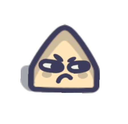 Character Triangle Angry